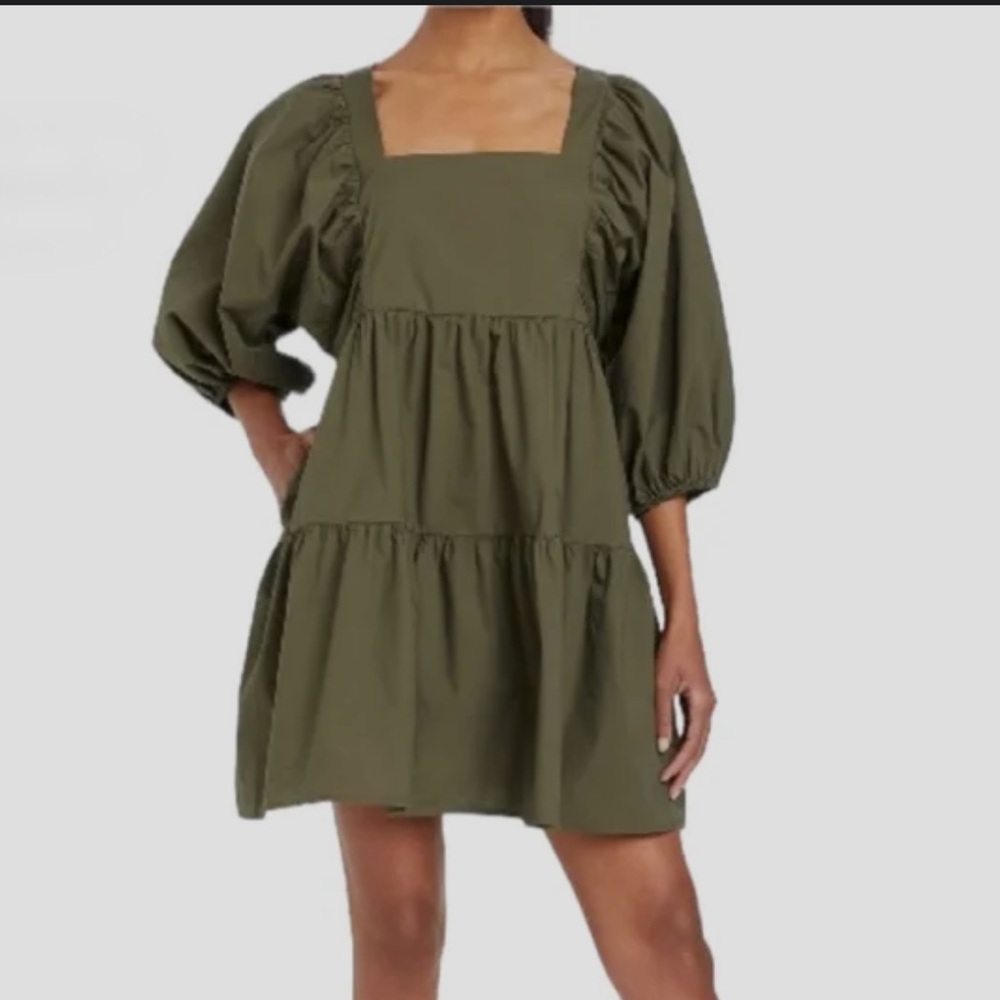 A New Day Balloon Sleeve Dress